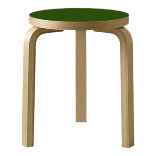 美之趣设计师凳子北欧经典餐椅子ins中古实木artek家用stool60