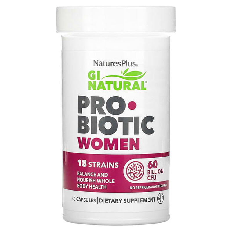 NaturesPlus女性益生菌胶囊600亿CFU呵护私处养护平衡菌群