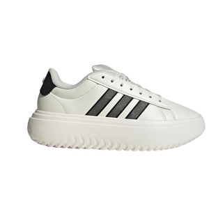 adidas阿迪达斯网球厚底板鞋运动秋女GRAND COURT小白鞋 JS1832