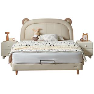 全友家居现代简约儿童床小户型次卧室实木床脚女孩公主单人床1米5