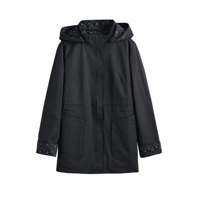 中老年妈妈装风衣外套大码女装