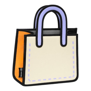 【天猫惊喜盒】情人节礼物JumpFromPaper扁扁漫画托特包生日礼物