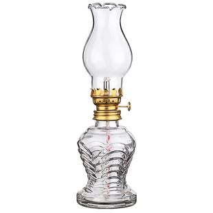 农村户外老式煤油灯火水灯供灯芯蜡烛台摆件马灯风灯灯罩酥油灯盏