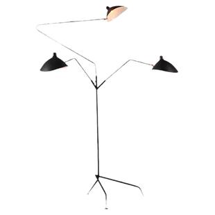 法国sergemouille张牙舞爪三角落地灯客厅诧寂风样板间北欧鸭嘴灯