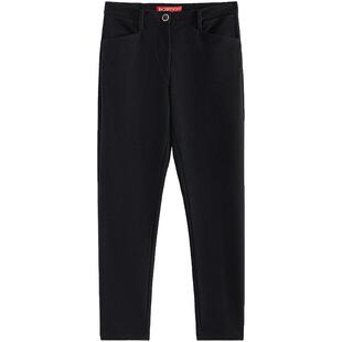 EXCEPTION例外女装秋冬款裤子弹力面料直身裤腿显瘦铅笔裤女裤