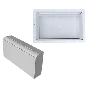 道路沿石塑料模具马路牙子模板花园路牙石花池水泥路边石制品