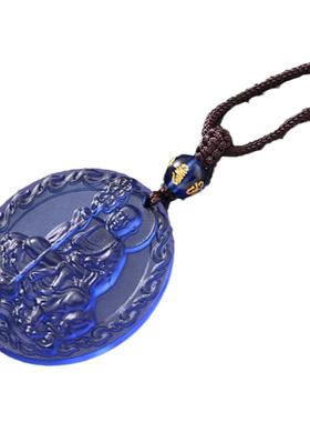 琉璃地藏王菩萨挂件保平安