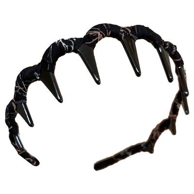 诗情画意布艺蓬松带齿发箍