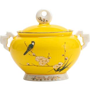 鼎艺宏鹏瓷业谢锦华国礼瓷埃文凯尔喜上眉梢迷你版纪念版陶瓷送礼