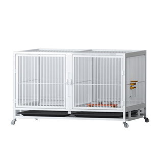 狗笼子大型犬中小型宠物繁殖室内猫笼双三层围栏狗狗带隔断子母笼