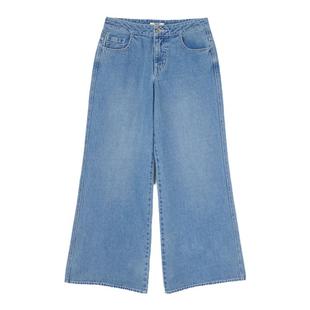 【THROW】SLY 夏季新品低腰阔腿裤简约风牛仔裤030HS011-0780