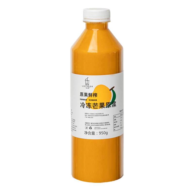 田野股份冷冻芒果原浆HPP浓浆杨枝甘露原材料果汁果酱奶茶店商用