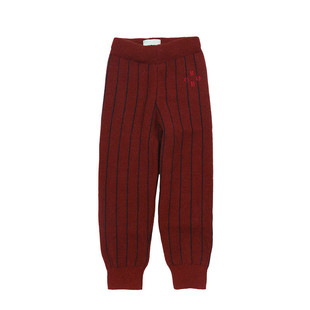 西班牙BC同款19AW儿童纯棉线针织打底裤男女宝宝秋冬毛线长裤子
