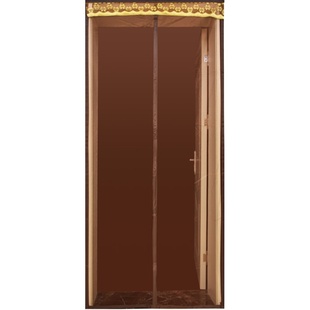 一帘幽梦全磁条魔术贴防蚊门帘纱窗帘夏季磁性软纱门加密卧室定做