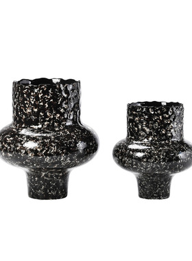 轻奢珊瑚云石托盘茶几摆件组合