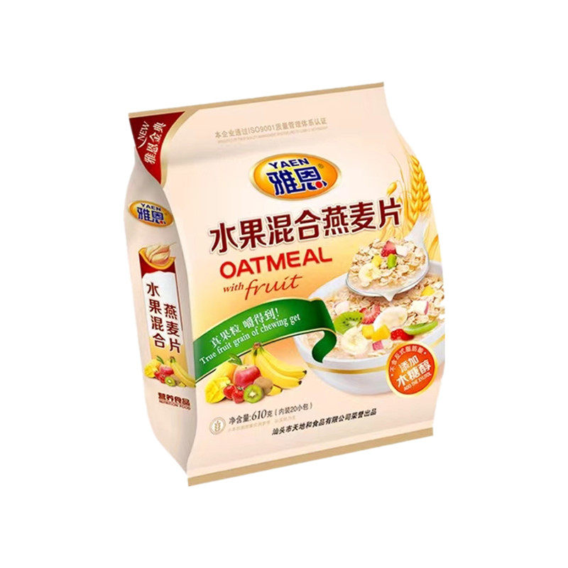 无添加白砂糖雅恩高钙牛奶燕麦片