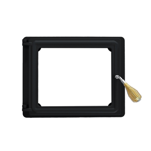 多功能面包窑柴窑柴火炉壁炉专用特厚铸铁观火炉门家用耐高温玻璃