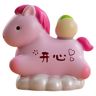 2026马年神马都有盲盒工位摆件办公室桌面稳定情绪神器发财装饰品