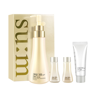 韩国sum37苏秘呼吸泡沫洗面奶250ml洁面套盒专柜正品
