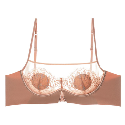 上托聚拢抹胸式时尚性感超薄内衣