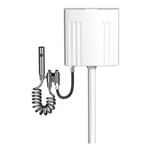 厕所水箱家用卫生间蹲便器蹲坑抽水节能免打孔冲水箱挂墙式大冲力