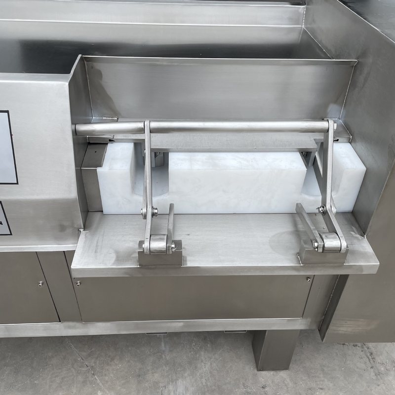 商用大型不锈钢冻肉切肉丁机 肉制品加工设备全自动牛肉粒切丁机