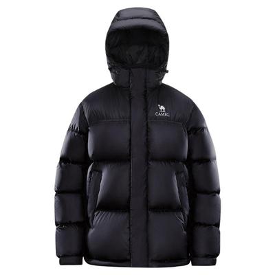 骆驼男装鹅绒羽绒服男冬季2025新款加厚保暖连帽羽绒面包服外套男