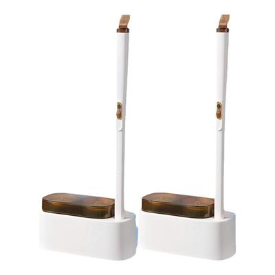 美丽雅一次性马桶刷替换头无死角洗厕所清洁刷神器壁挂式刷子套装