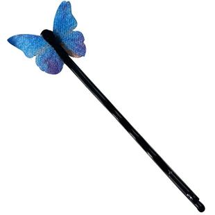 2025新款会动的蝴蝶前额刘海一字侧边夹发夹子头饰头发卡子女可爱