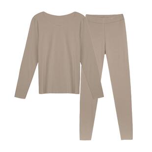 虞书欣同款ubras肌底衣含羊毛打底衫上衣女T恤保暖内衣套装男女士