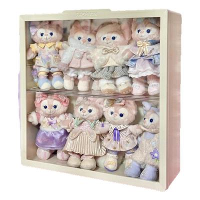 迪士尼挂件收纳盒防尘上墙展示架