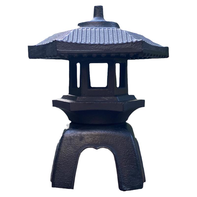 铸铁香塔仿古宫灯古代雪见灯铁艺烛台手工装饰复古建筑宝塔长安灯