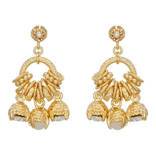 【明星同款】GASBIJOUX珈思女士耳环新款金铃兰耳钉轻奢小众气质