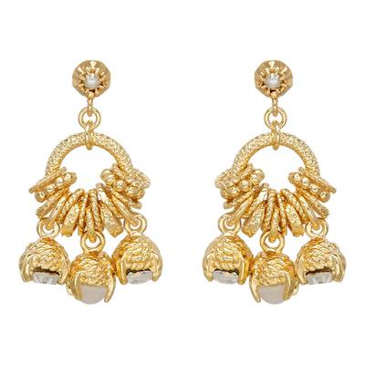 博主同款铃兰耳环法国进口