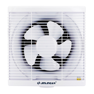 金羚排气扇百叶窗式厨房卫生间换气扇抽油烟排风家用静音强力抽风