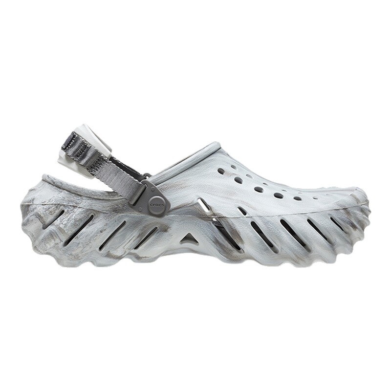 Crocs经典波波大理石纹洞洞运动休闲鞋