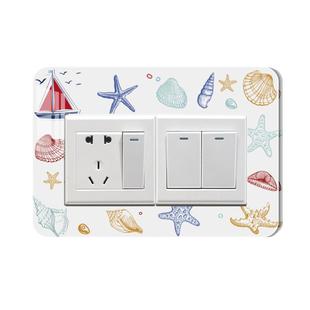 灯开关装饰框墙贴家用可爱风创意立体亚克力墙贴边框套插座保护套