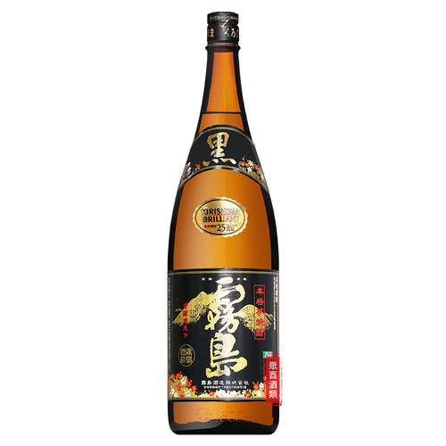 日本烧酒黑雾岛烧酒1.8L原装进口甘薯蒸馏低度本格烧酎微醺地瓜烧