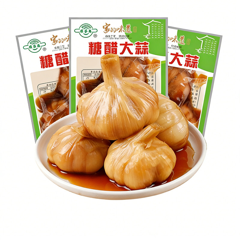 备得福糖醋蒜甜蒜头泡蒜头腌制新鲜大蒜下饭菜速食开味酱菜咸菜