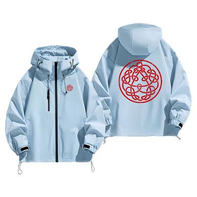 连帽秋冬新款宽松防风冲锋衣
