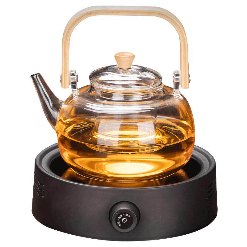 煮茶壶茶具套装电陶炉玻璃养生壶烧水功夫茶杯花茶泡茶器家用茶炉