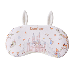 Domicoco新生婴儿云片枕头0到6个月以上宝宝1一3岁硅胶水洗透气薄