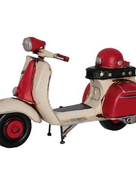 怀旧铁艺迷你摩托车酒吧装饰品