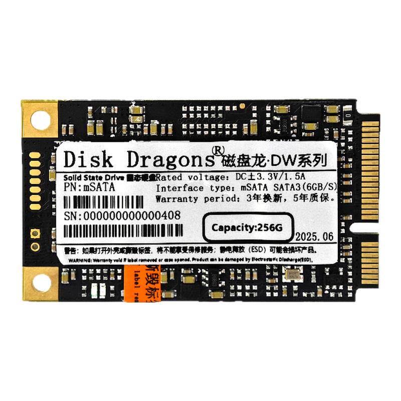 DiskDragons全新msata固态硬盘128G笔记本台式机256g收银工控SSD
