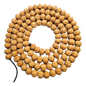蛤蟆背双龙藏式盘龙纹小金刚菩提子108颗佛珠五5六6瓣金蟾树王祖