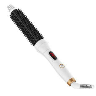 Unik内扣卷发器短发神器懒人蓬松防烫电梳子直卷两用负离子卷发棒