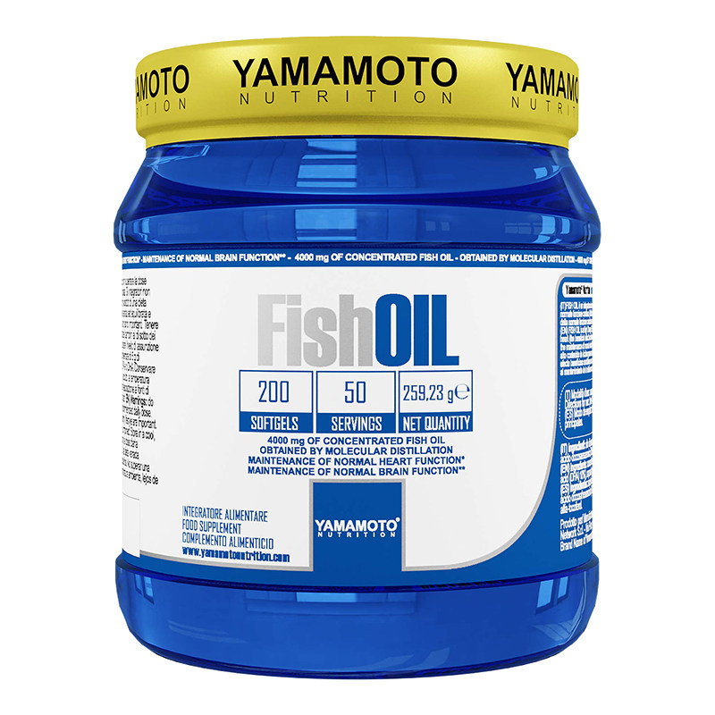 YAMAMOTO深海鱼油成人欧米伽omega3中老年软胶囊鱼肝油高纯度高浓