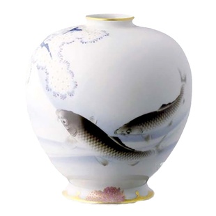 日本直送香兰社原装正品手绘陶瓷花瓶高档摆件乔迁礼品创意装饰用