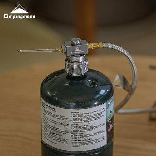 柯曼Z22IPE转接头美式丙烷气转换器炉具装露营罐户外接头铝合金