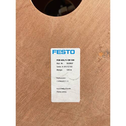 FESTO费斯托气管软管PUN4X075SW500拍前询价下单